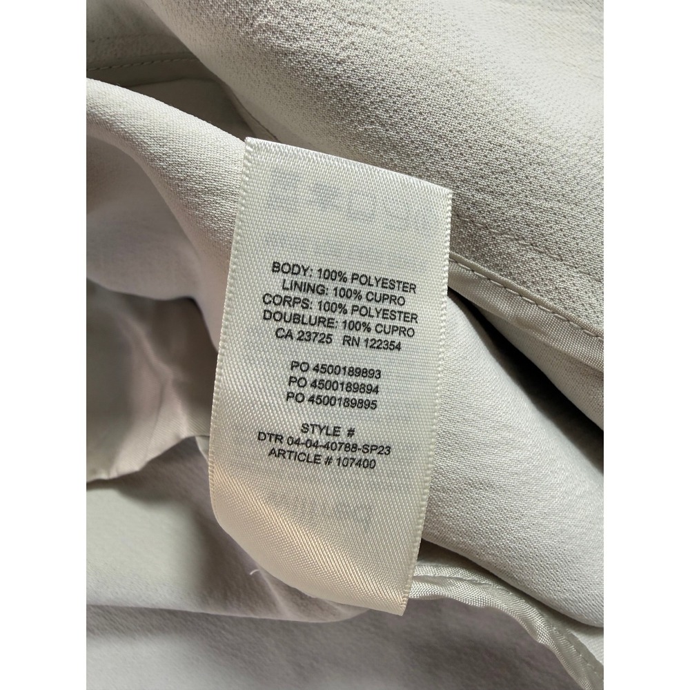 Wilfred White Draped Collar Blazer Jacket - Picture 11 of 13